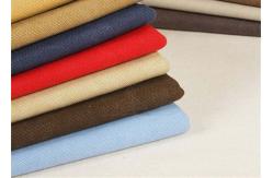 China Garment Washed Canvas Fabric / Heavy Cotton Fabric Tear - Resistant supplier