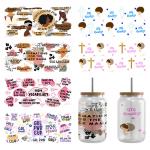 Non Toxic Easter Holiday UV DTF Tumbler Wraps Heat Resistant for sale