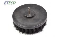 China Black 3 Pcs Power Scrubber Brush Set Heavy Duty Stiff Bristle Non Scratchy supplier