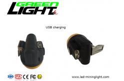 China Lithium Ion 300mA 10000lux Mining Hard Hat Lights 110LUM supplier