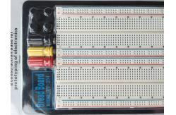 China 1660 Points Electronic solderless breadboard & prototyping board with metal plate supplier