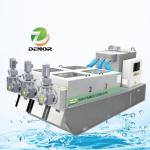 SS304 Sludge Dewatering Equipment Automatic Solid Liquid Separator Machine