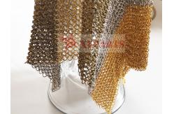 China Light Partitioning Copper Metal Ring Mesh 8 Mm supplier