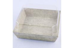 China Disposable Bakery Packaging Box Transparent For Sandwich Puff Cake supplier
