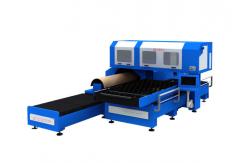 China 1500w 3 Phase CO2 Metal Laser Cutting Machine With Flat / Rotary Die Cutting supplier