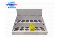 China 2 Tiers Kids Socks Retail Cardboard Counter Display Tabletop Lightweight Paper Material supplier