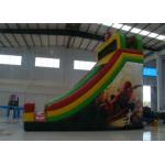 Spiderman Theme Commercial Inflatable Water Slides 8 X 5 X 7m Enviroment - Friendly