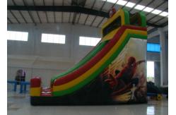 China Spiderman Theme Commercial Inflatable Water Slides 8 X 5 X 7m Enviroment - Friendly supplier
