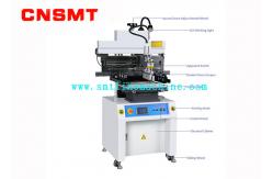 China Durable SMT Line Machine CNSMT-S398 High Precise Semi - Auto PCB Printing Machine supplier