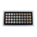 Dynamic Waterproof Metal Keypad IP67 Stainless Steel 40 Keys Titanium for sale