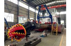China 350mm Discharge Pipe Cutter Suction Dredger For River Sand Dredging And Reclamation supplier