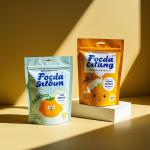 Child Resistant Zipper Snack Bags for Edibles FDA/EC Compliant Custom Sizes 5g 1000g Available for sale