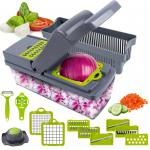 14 In 1 Multifunctional Vegetable Chopper With 8 Stainless Steel Blade for sale
