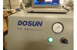 China Blue Rotary UV Laser Engraver Equipment, Textile Engraving Machine 2200mm / 3500mm Screen Breadth supplier