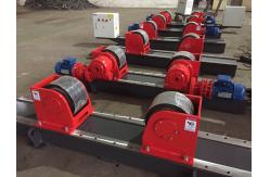 China Bolt  Adjustment Conventional Pipe Welding Rollers 40 Ton Load Capacity supplier