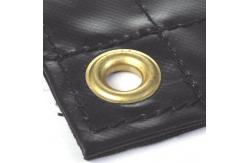 China Water Proof PVC Coated Flatbed Printable Black Lightweight Steel Tarps supplier