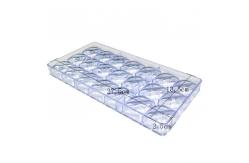 China MHC Custom Acrylic Chocolate Molds 3D Polycarbonate Chocolate Bar Mold supplier