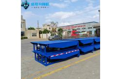 China Blue Mechanical Loading Dock Leveler 20T Warehouse Fixed Hydraulic Dock Leveler supplier