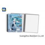 Durable Custom Printed Notebooks , A4/A5/A6 3D Lenticular Cover CMYK Offset Printing for sale