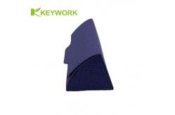 China Purple Lycra Portable Eyeglass Case Irregular Embossed Printing supplier