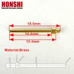Connector Machined Pins 2.0x18.5mm Gold Plated Terminal Pin Brass Contact Point Pin for sale