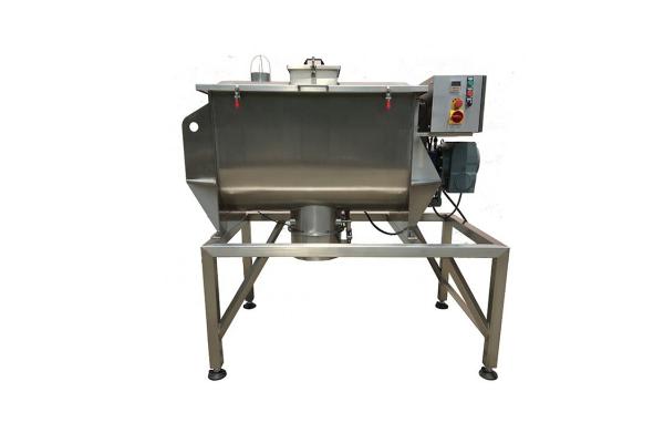 10L/Batch Horizontal Powder Ribbon Mixer Machine Mirror Polishing