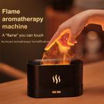 Homefish DropShipping Fire Flame Smart Humidifier Aroma Diffuser 2023 Air Humidifier Essential Oil Ultrasonic Simulation Flame for sale