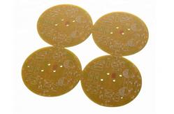 China Peelable Mask 1OZ Copper Red Ink FR4 Printed Circuit Board supplier