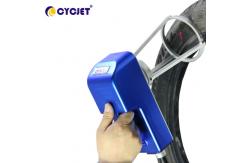 China Portable Coding And Marking Machine 50W For Metal Fiber Laser Printer supplier