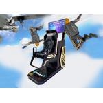 Single Player VR Flight Simulator 360 Rotation For Roller Coaster