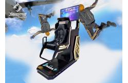 China Single Player VR Flight Simulator 360 Rotation For Roller Coaster supplier