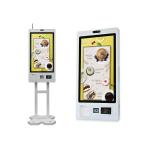 23 Inch Android Self Payment Kiosk Touchscreen Self Service Check Out Kiosk for sale