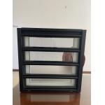 Aluminum Single Glass Modern Louver Windows Adjustable Louver Windows Jalousie Windows With Fly Screen for sale