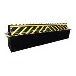 Security retractable remote control Hydraulic Road Blocker red and White