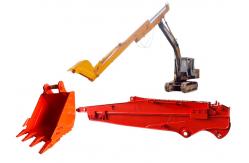 China 12M 10M Telescopic Digger Sliding Boom Arm , Q355B Excavator attachments supplier