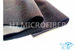 China Adhesive Black Industrial  Hook & Loop Fabric / Nylon Loop Fabric supplier