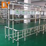 Double Side Assembly Line Pipe Work Table ESD For Workshop Conveyor for sale