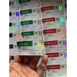 Sust 400 10ml Vial Labels With Laser PET Shinny Hologram Effect