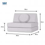 One Seat Modular Play Sofa Durable Construction Versatility With Arm Chair