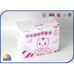 Pink Offset CMYK Printing Corrugated Packaging Box Matte Recycled for sale