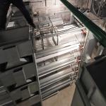 8.67m/Min Livestock Automatic Chicken Feeder System , SGS 0.75kw Chicken Feed For Laying Hens for sale