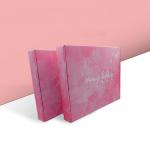 pink plain Custom Printed Shipping Boxes 12x12x6 Recyclable