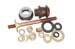 China Porcelain DT1-250A Bushing Assembly With Copper Busbar supplier