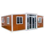 factory custom 20ft 40ft portable prefabricated houses 40 ft expandable mobile Folding container prefab home for australia for sale
