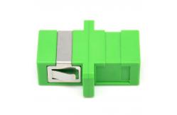 China Duplex Waterproof Fiber Optic Connector APC Plastic Material supplier
