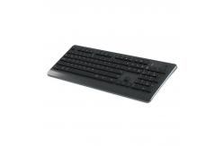 China USB Plastic Keyboard With Fingerprint Reader Function Keys Multimedia Keys And Numeric Keys supplier