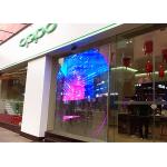 Indoor Transparent Video Glass Screen Multi Language Support For Showcase for sale