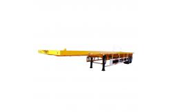 China 2 Axle Lorry Container Trailer 20FT ISO Tank Container Flatbed Semitrailer supplier