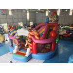 Supplier Inflatable Combos Happy Easter Candy Theme Inflatable Bouncy House Castle for sale