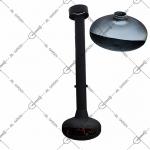 Elegant Black Hanging Wood Fireplace Floating Design Icon